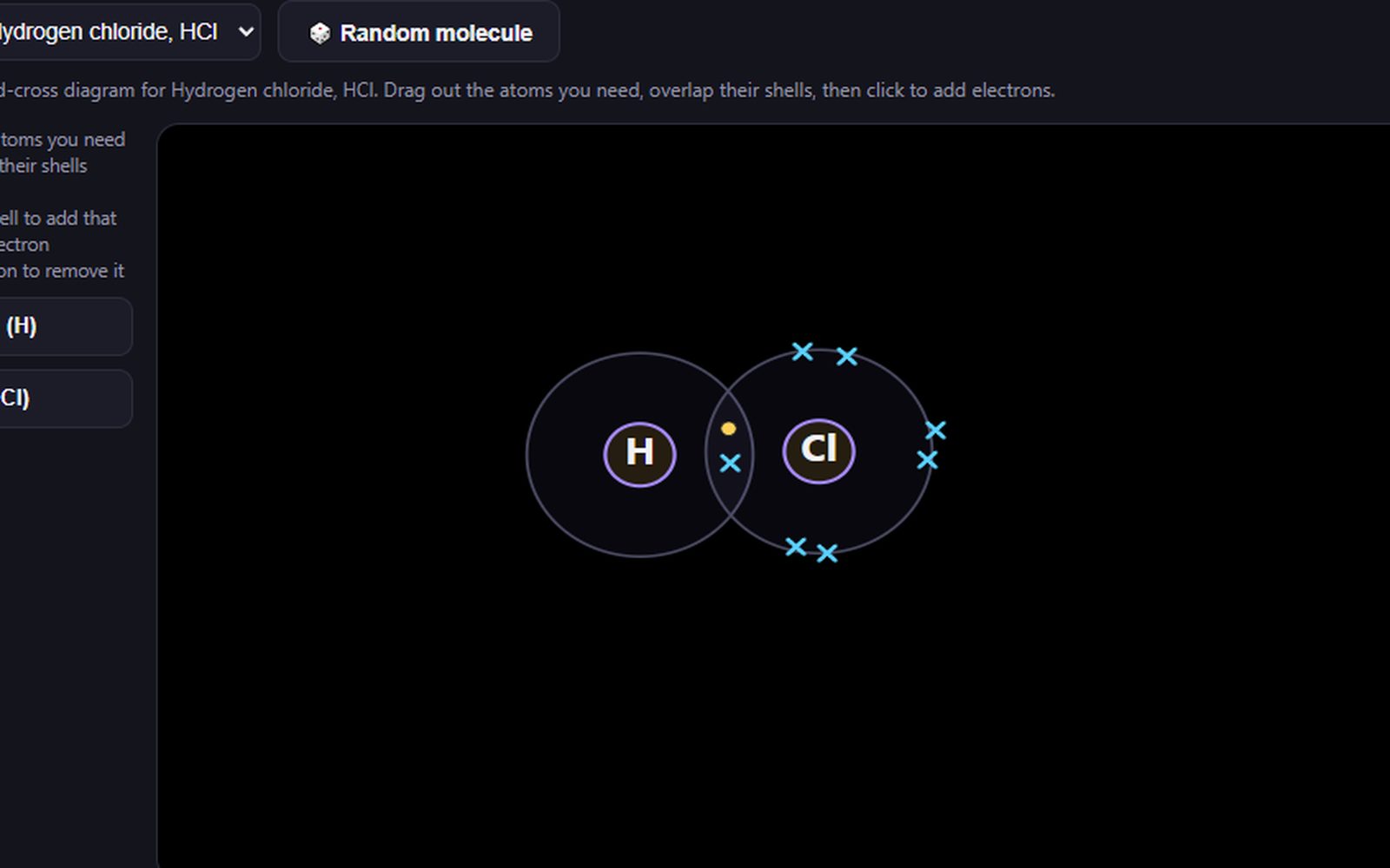 Dot and Cross Practice simulation
